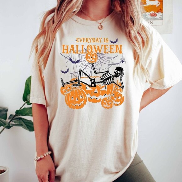 Tops - Every Day is Halloween Tshirt, Halloween Shirt, Funny Halloween Shirt